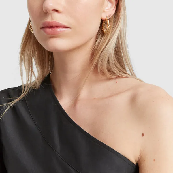 Laura Lombardi Jewelry - Cara Hoop Earrings (Gold)