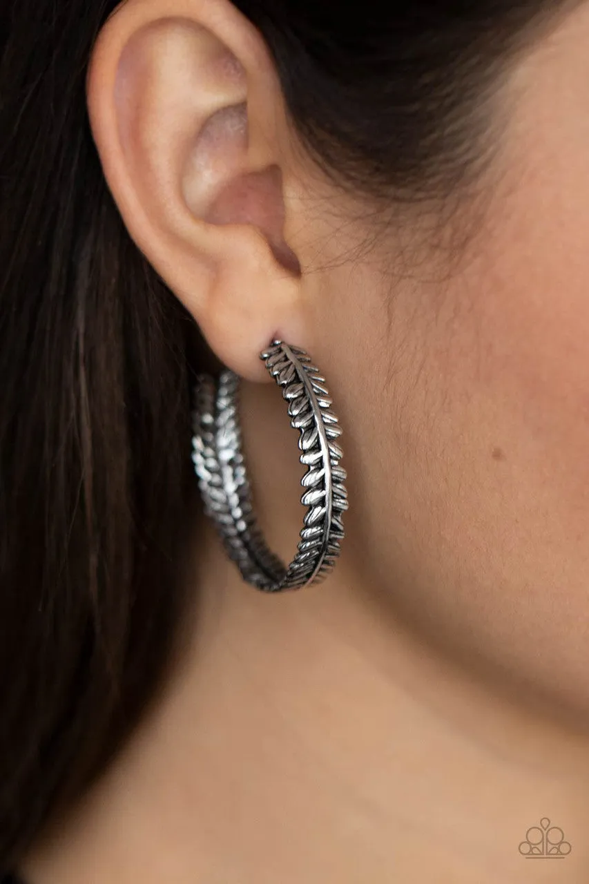 Laurel Gardens Silver Paparazzi Earrings