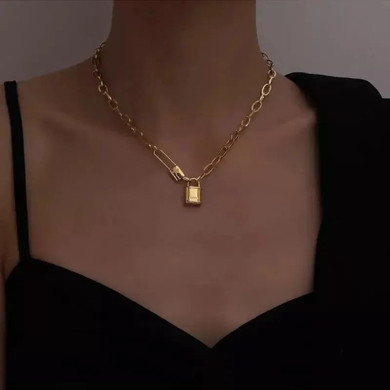 Locked In Love Gold Necklace