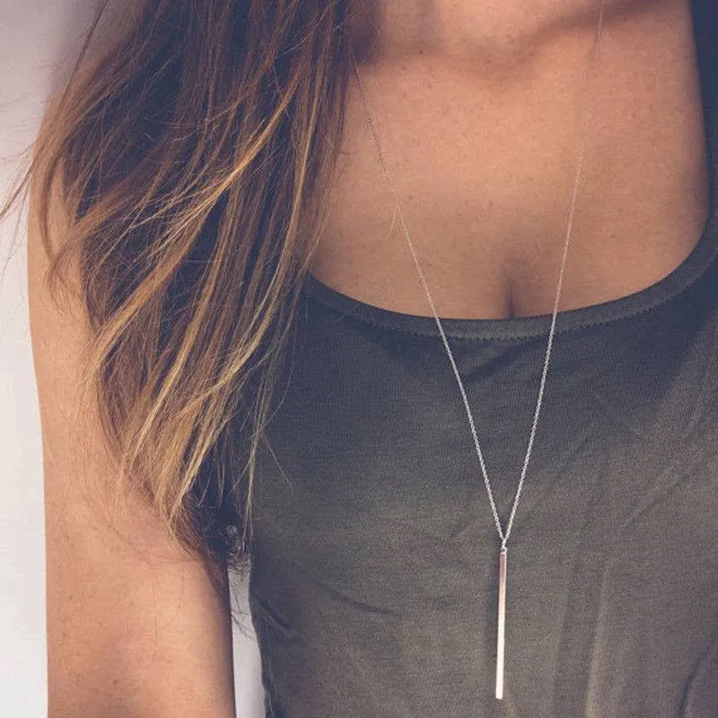 Long Bar Necklaces