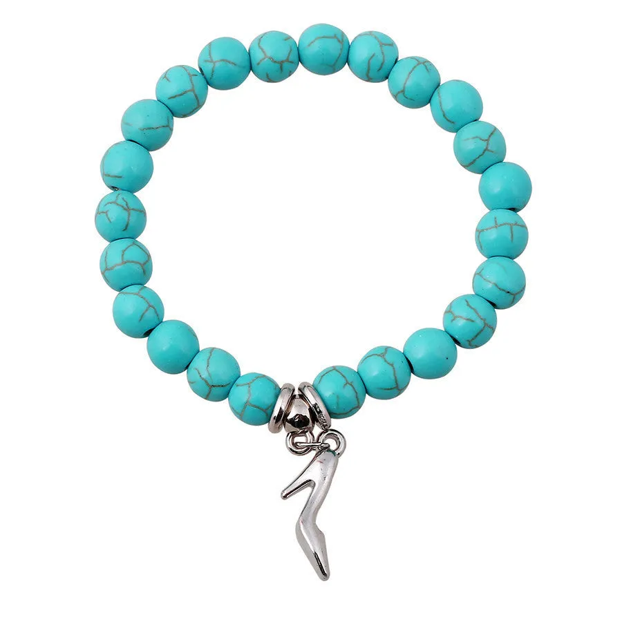 Love vintage charm bracelet Bohemian turquoise bracelets & bangles pendants bracelets for women men jewelry