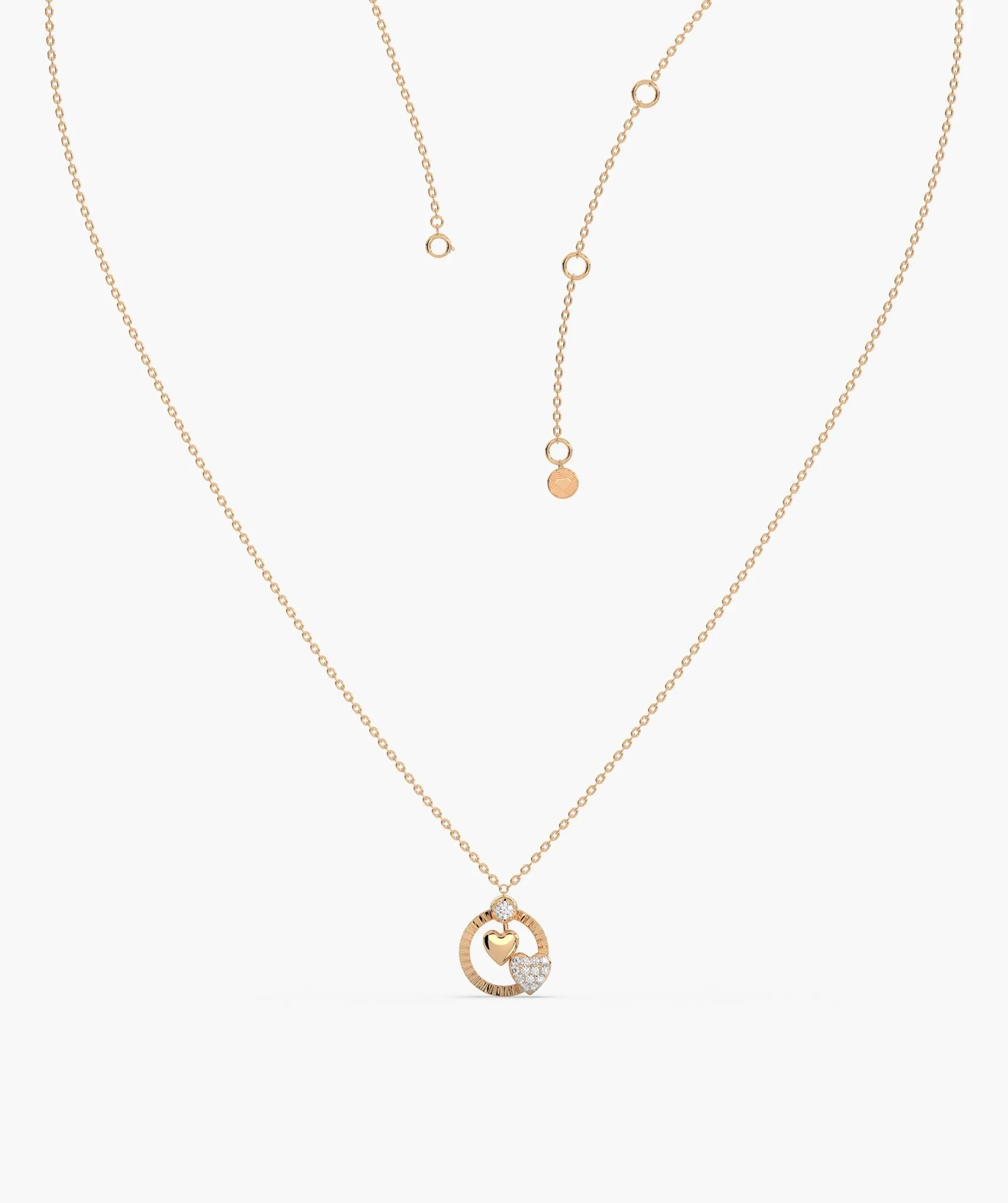 Lustrous Love Circle Pendant