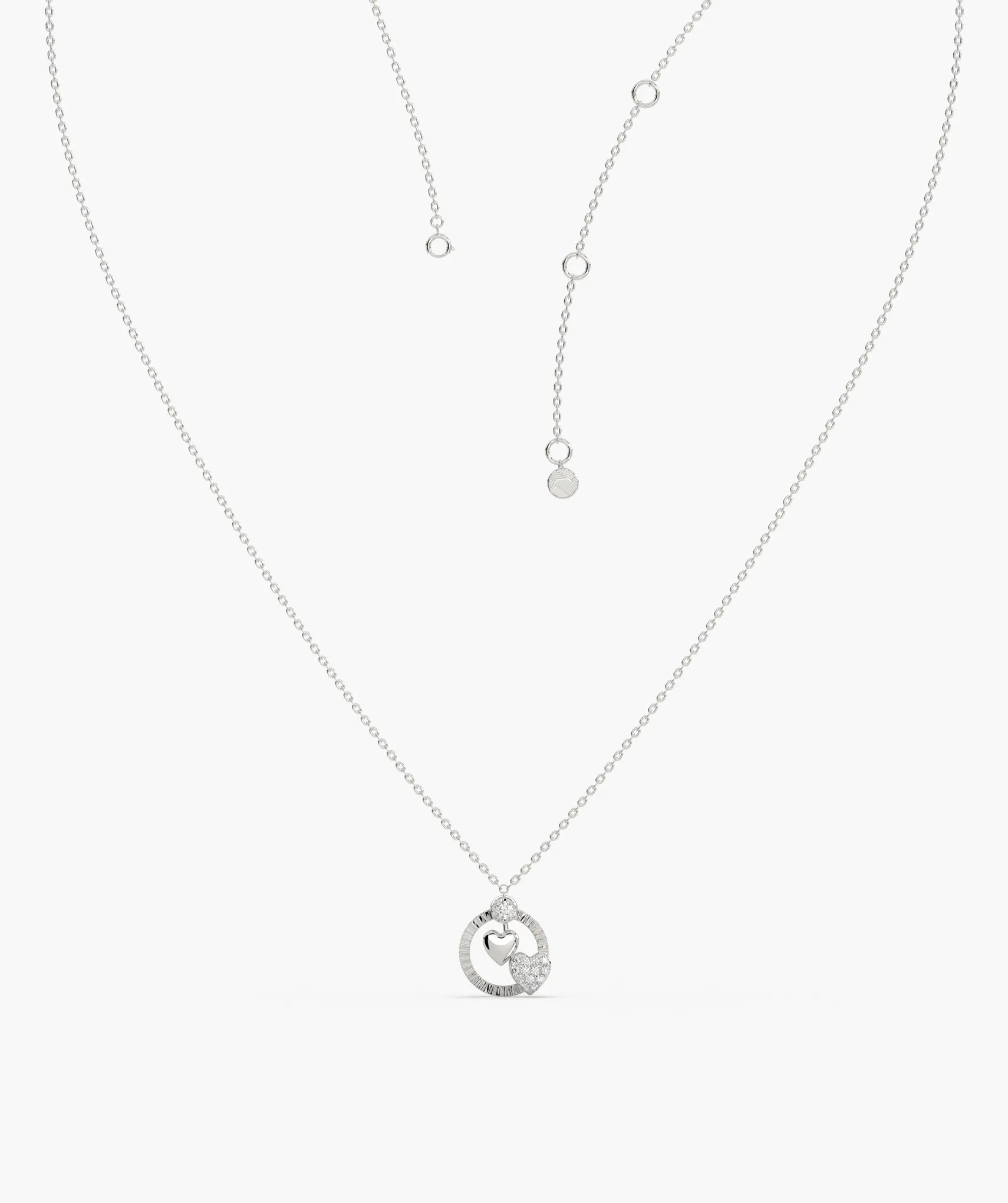 Lustrous Love Circle Pendant