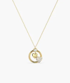 Lustrous Love Circle Pendant