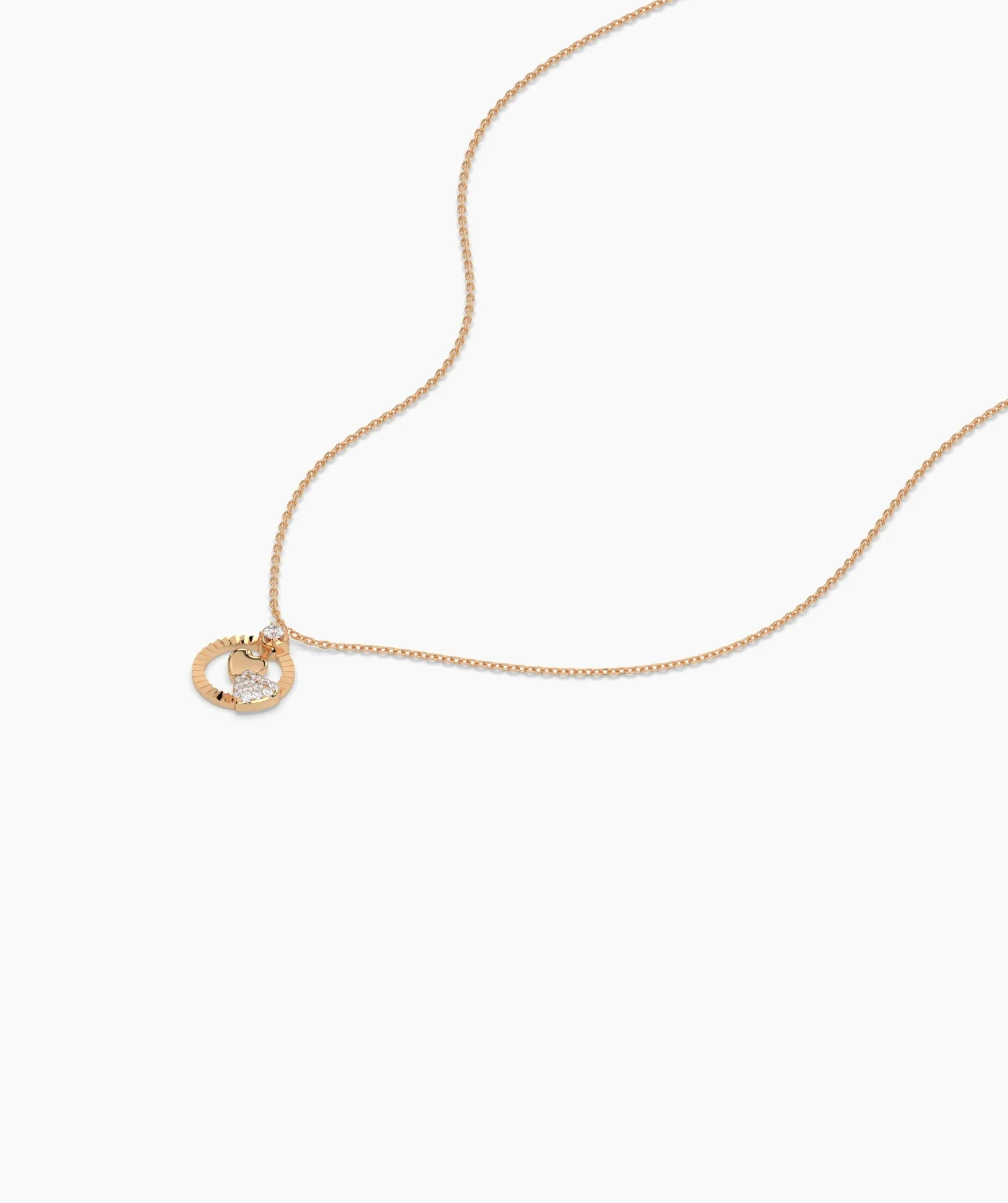 Lustrous Love Circle Pendant