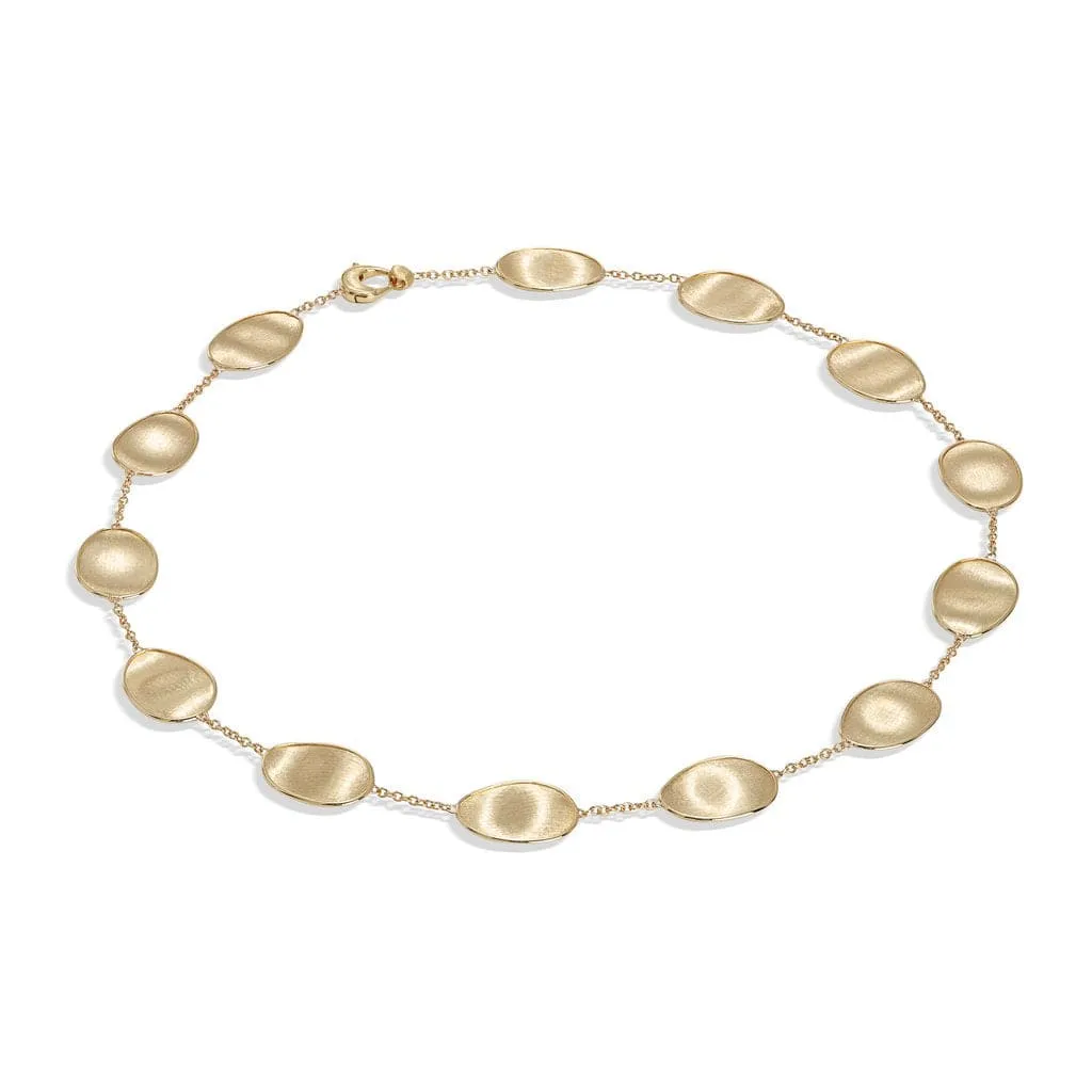 Marco Bicego 18K Yellow Gold Lunaria Station Short Necklace