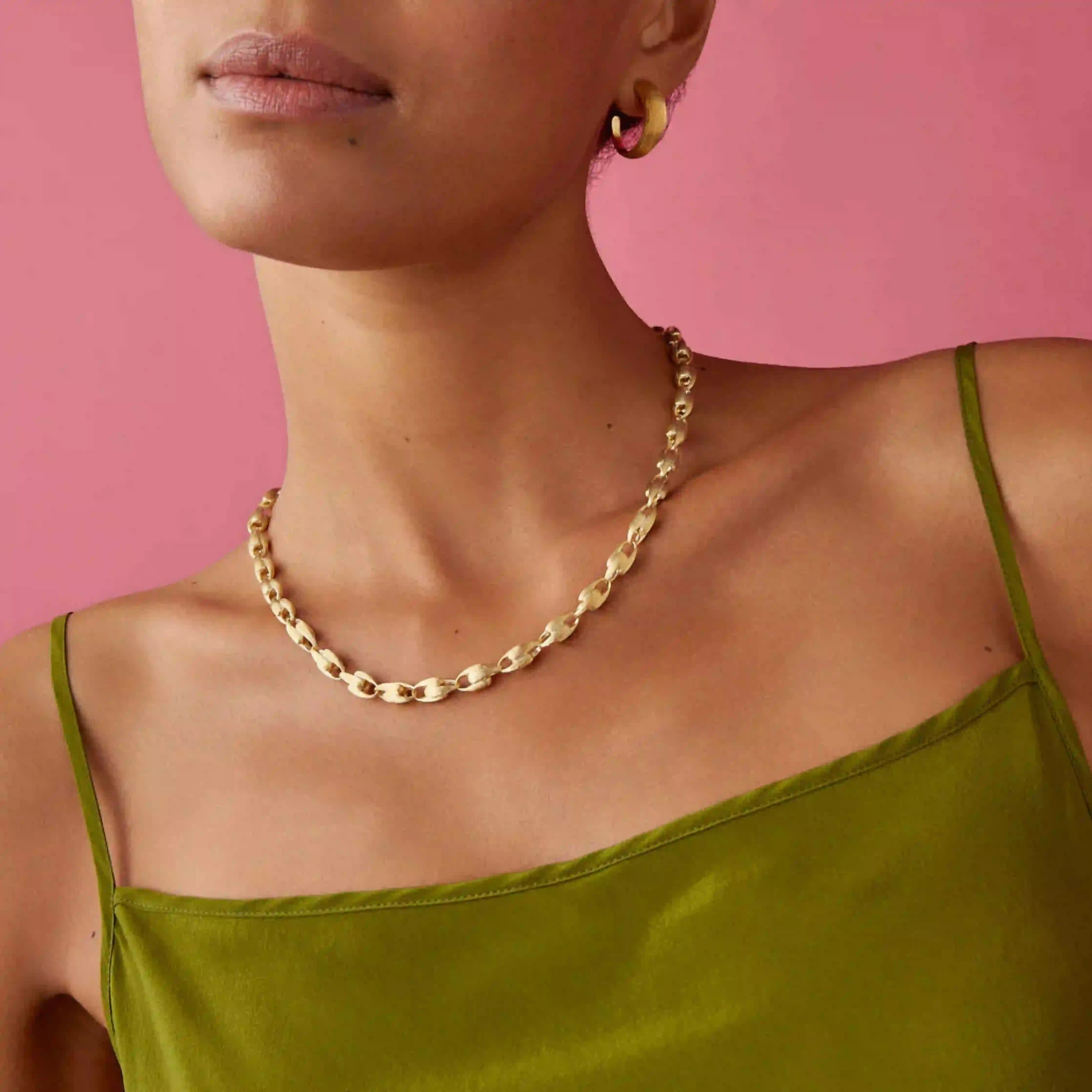 Marco Bicego Lucia 18K Yellow Gold Small Link Necklace