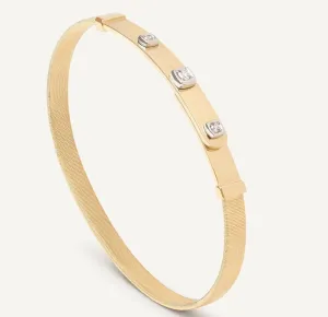 Marco Bicego Masai 18k Yellow and White Gold Bangle Bracelet