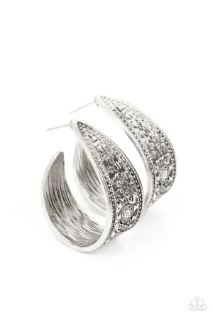 Marketplace Mixer Silver Paparazzi Hoop Earrings
