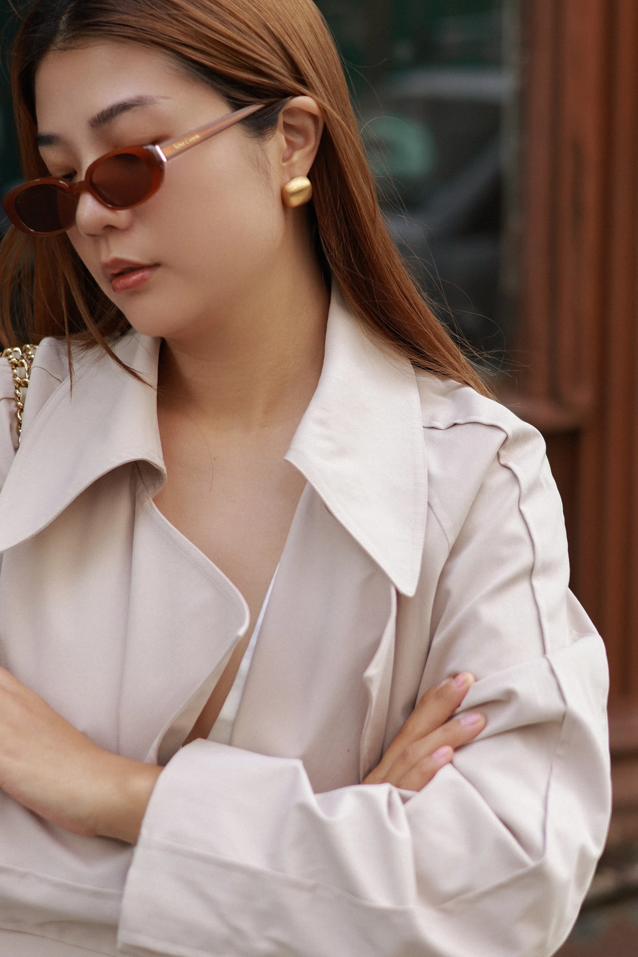 Matte Square Stud Earrings