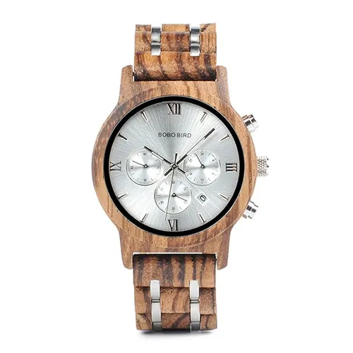 Men's Wooden Metal Design Watches