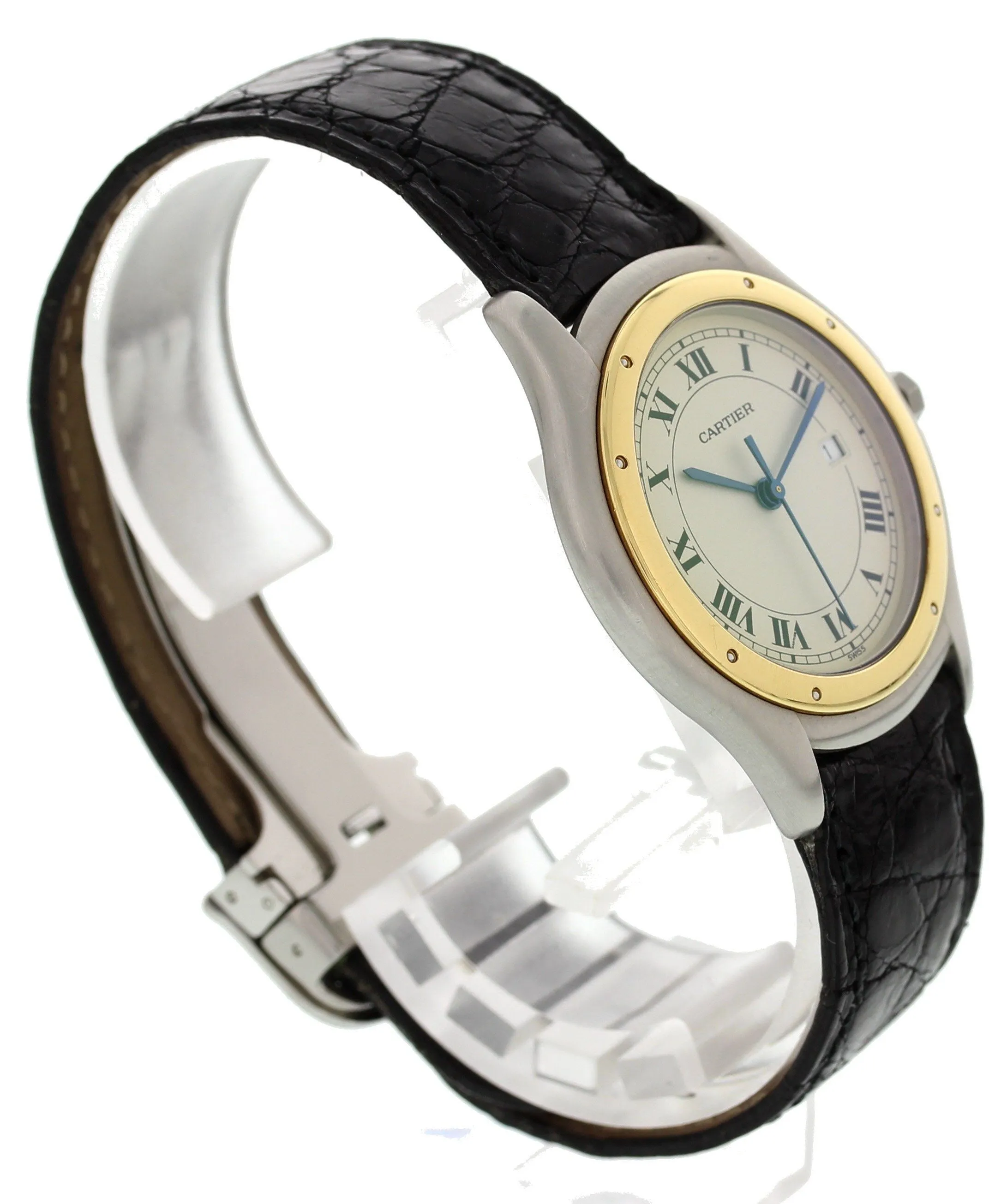 Midsize Cartier Cougar 18K Yellow Gold / SS 187904