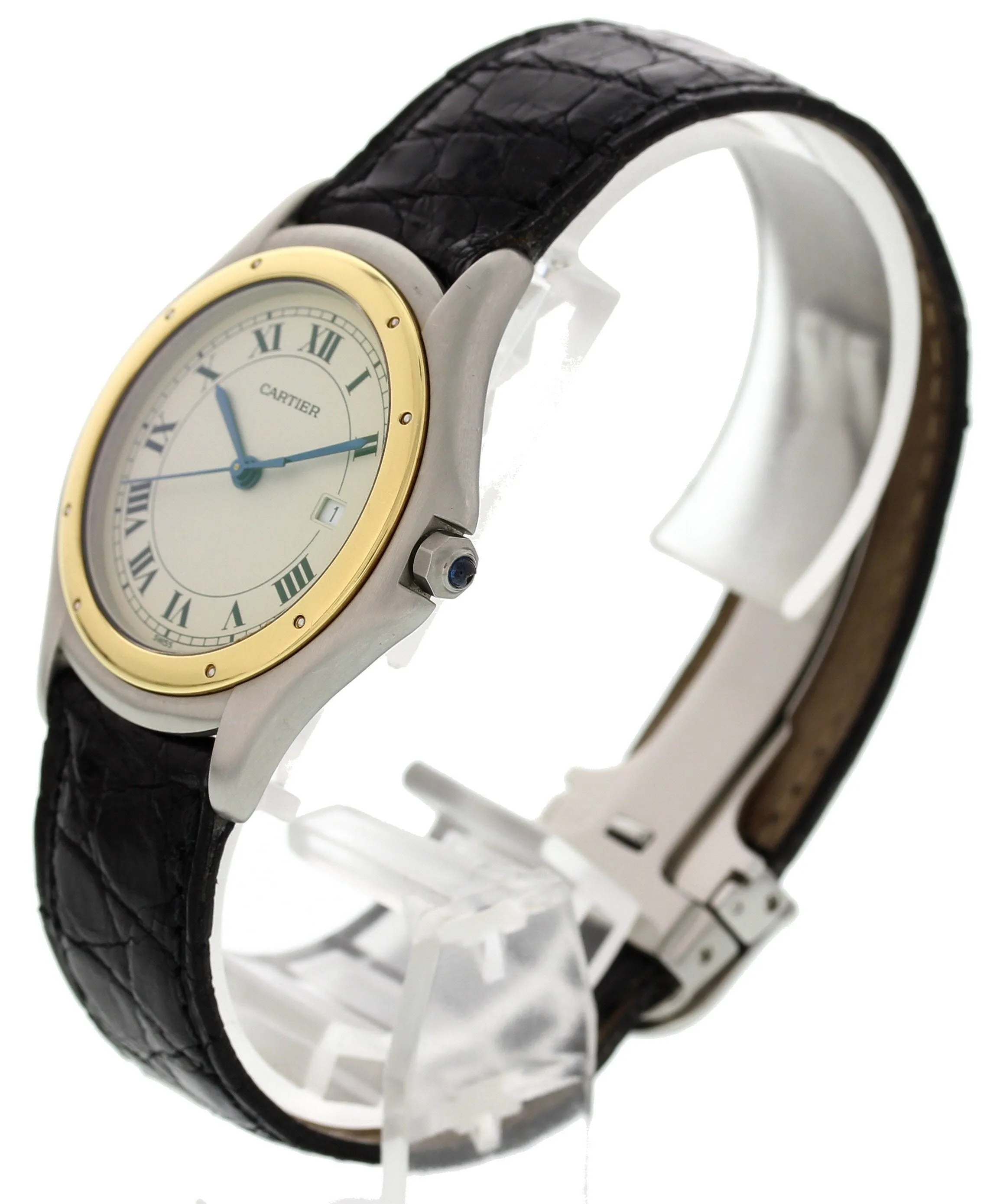 Midsize Cartier Cougar 18K Yellow Gold / SS 187904