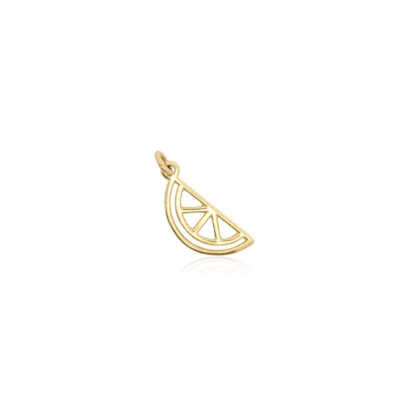 Mini Gold Watermelon Charm