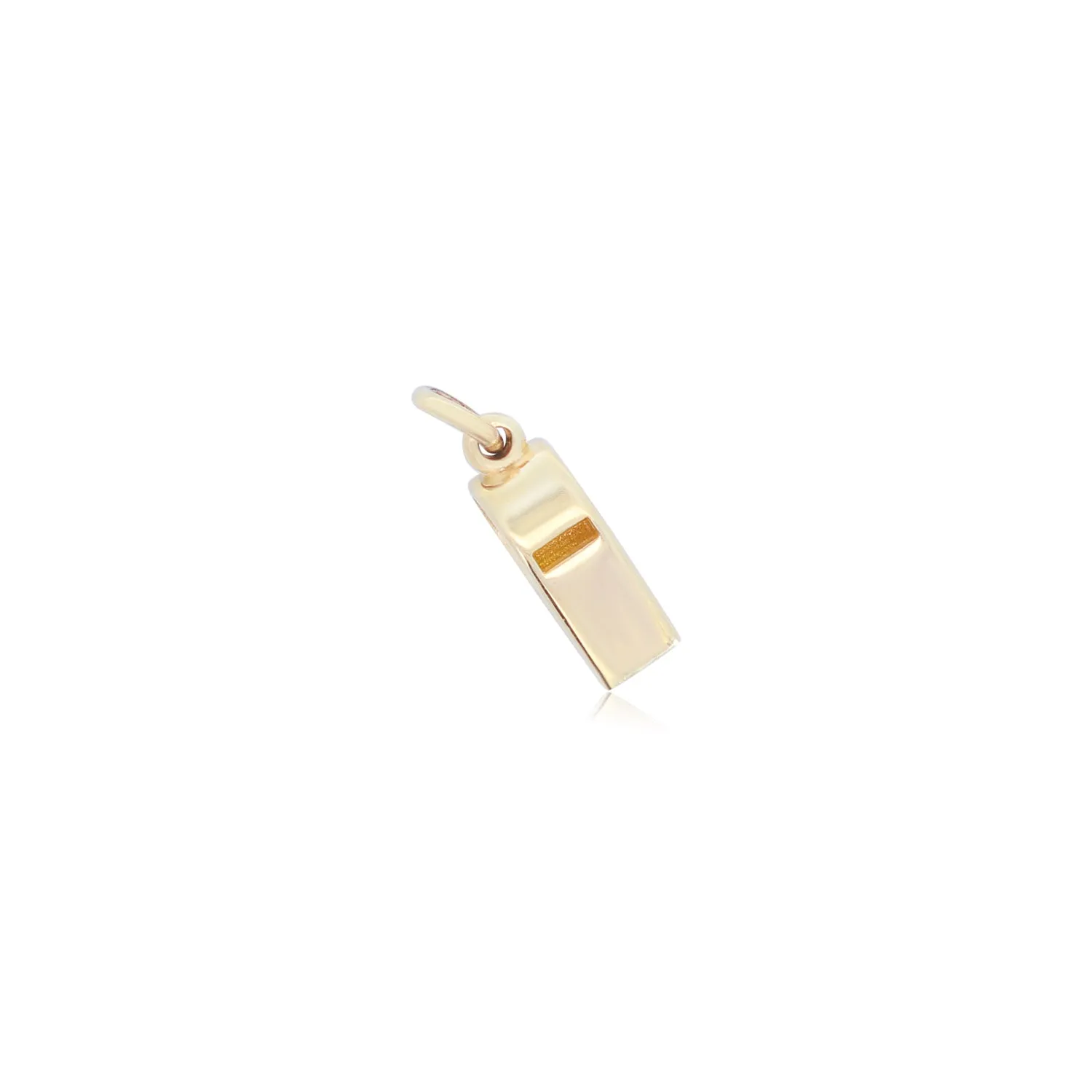 Mini Gold Whistle Charm