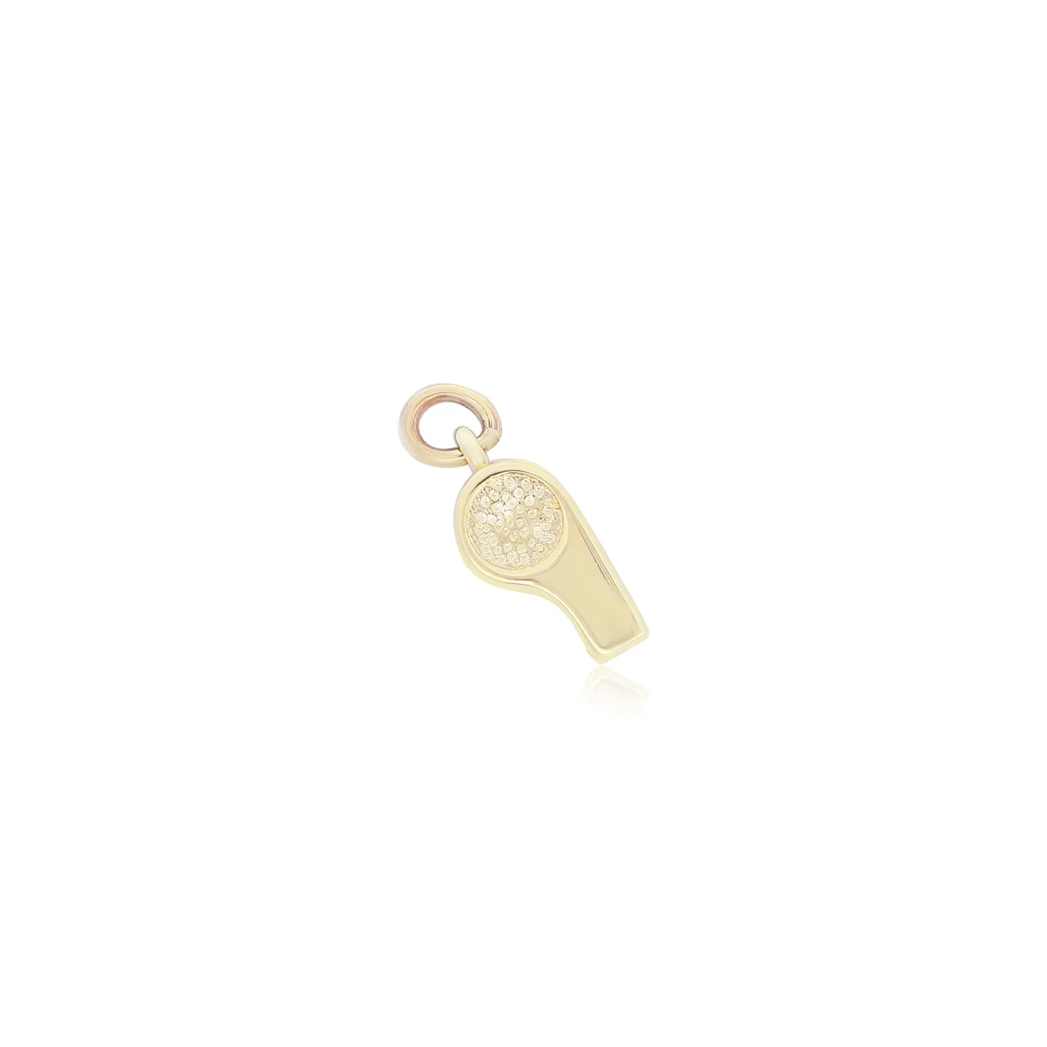 Mini Gold Whistle Charm