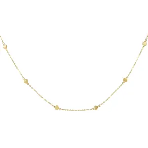 Mini Hearts Necklace 14K