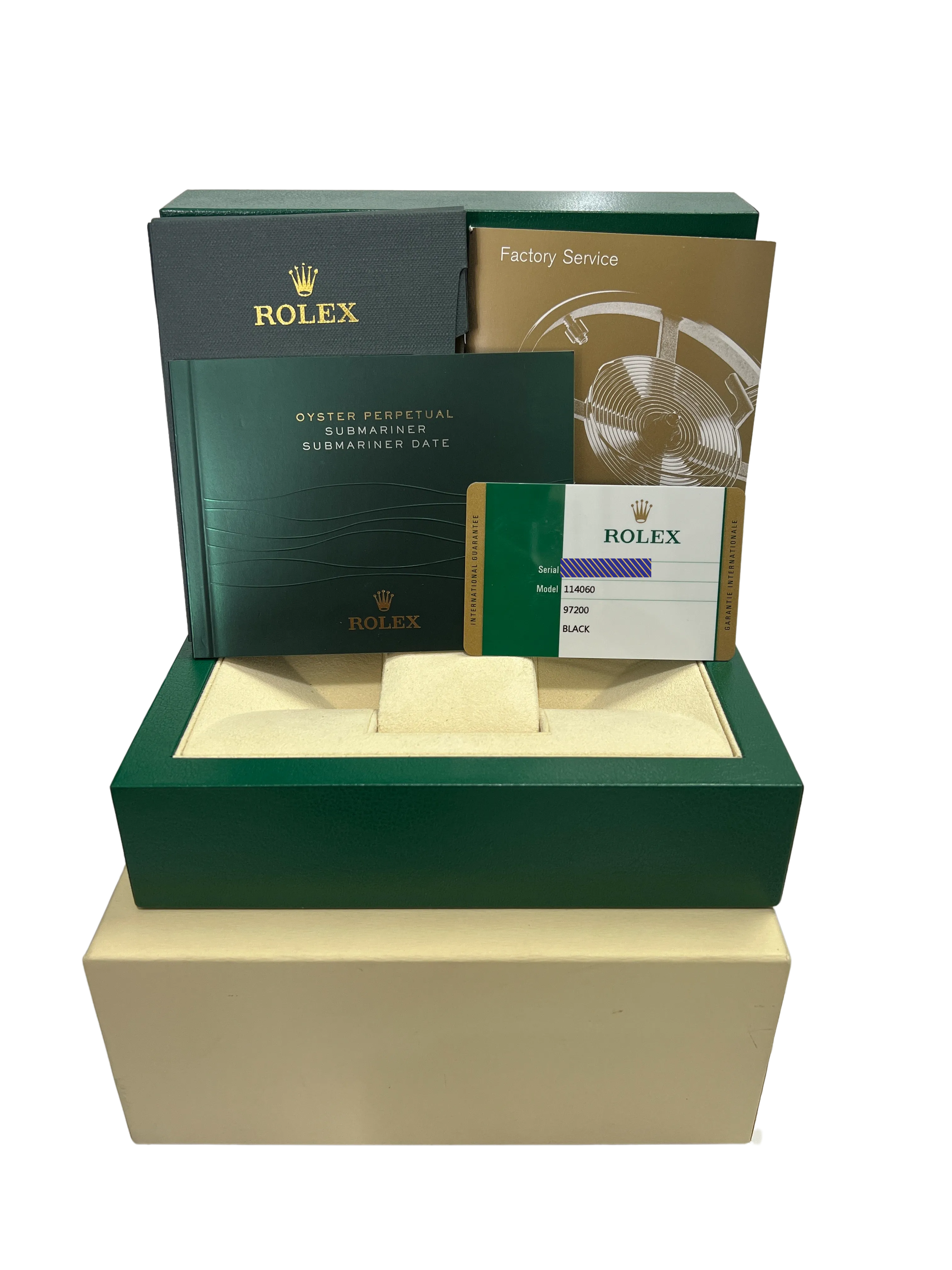 MINT 2015 PAPERS Rolex Submariner No-Date Steel 40mm Ceramic Dive Watch 114060