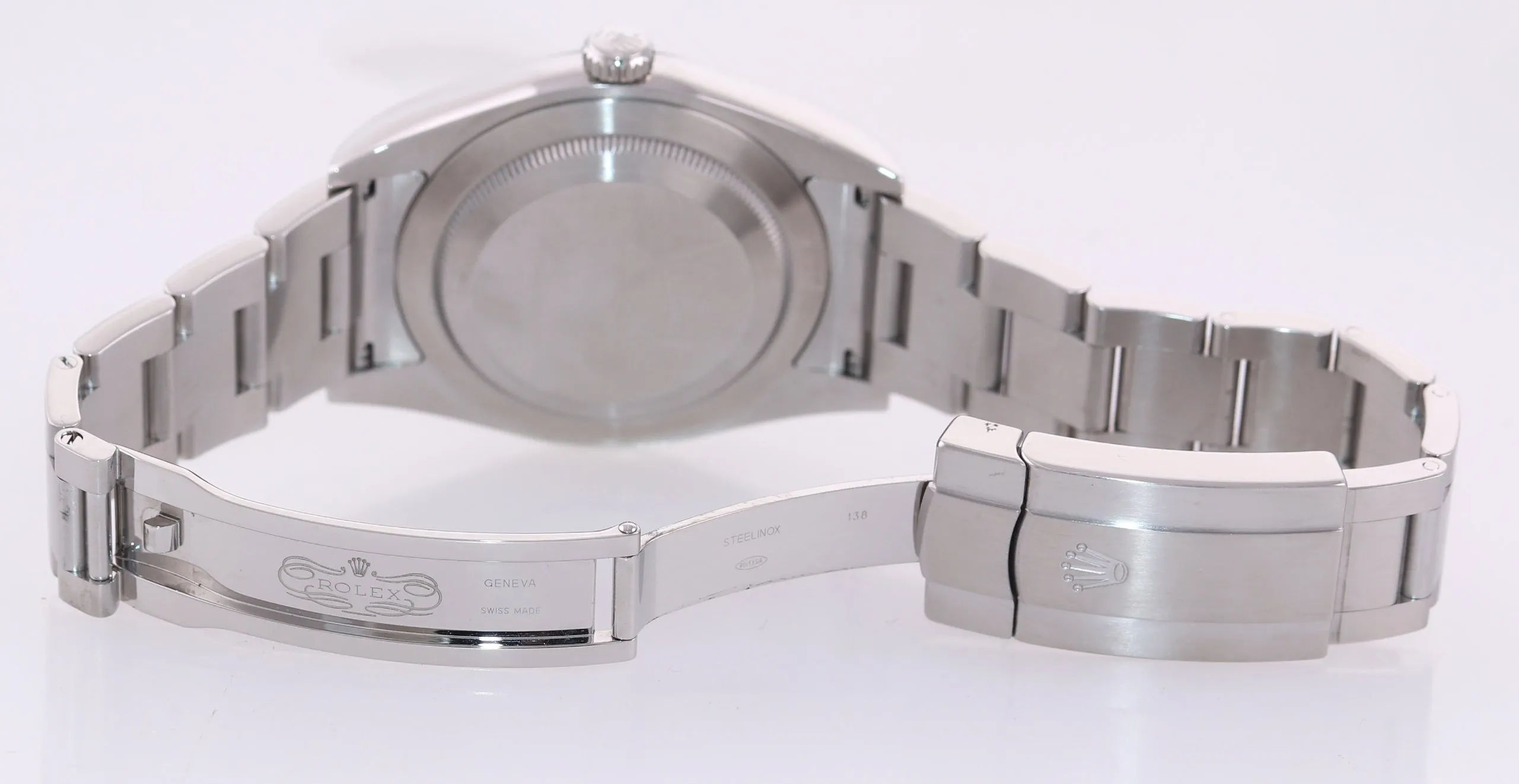 MINT 2019 PAPERS Rolex Oyster Perpetual Steel 39mm Blue Dial 114300 Watch Box