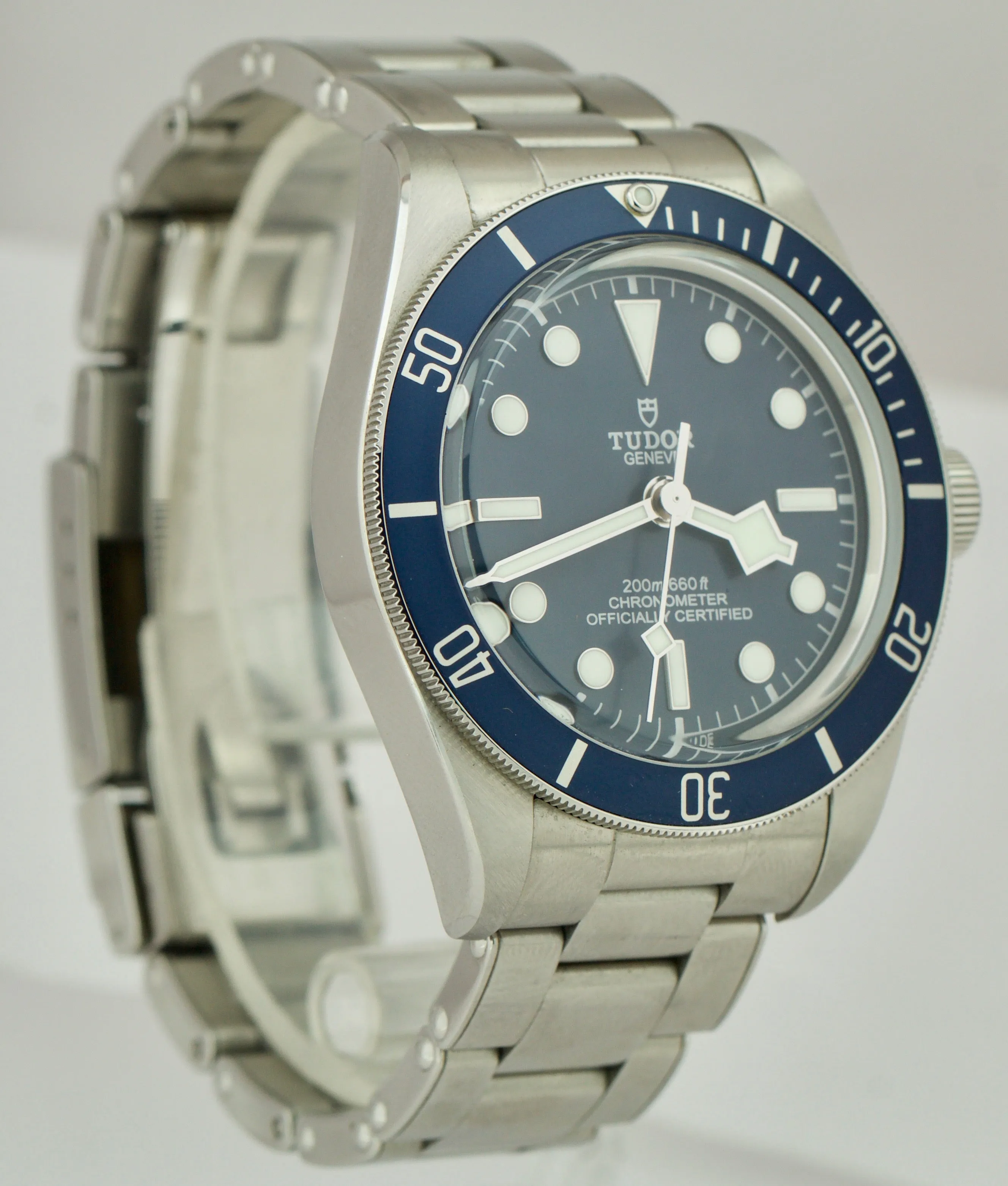 MINT 2021 Tudor Black Bay Fifty Eight 58 BLUE Stainless Steel 39mm Watch 79030 B