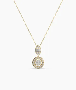 Modern Elegance Diamond Pendant