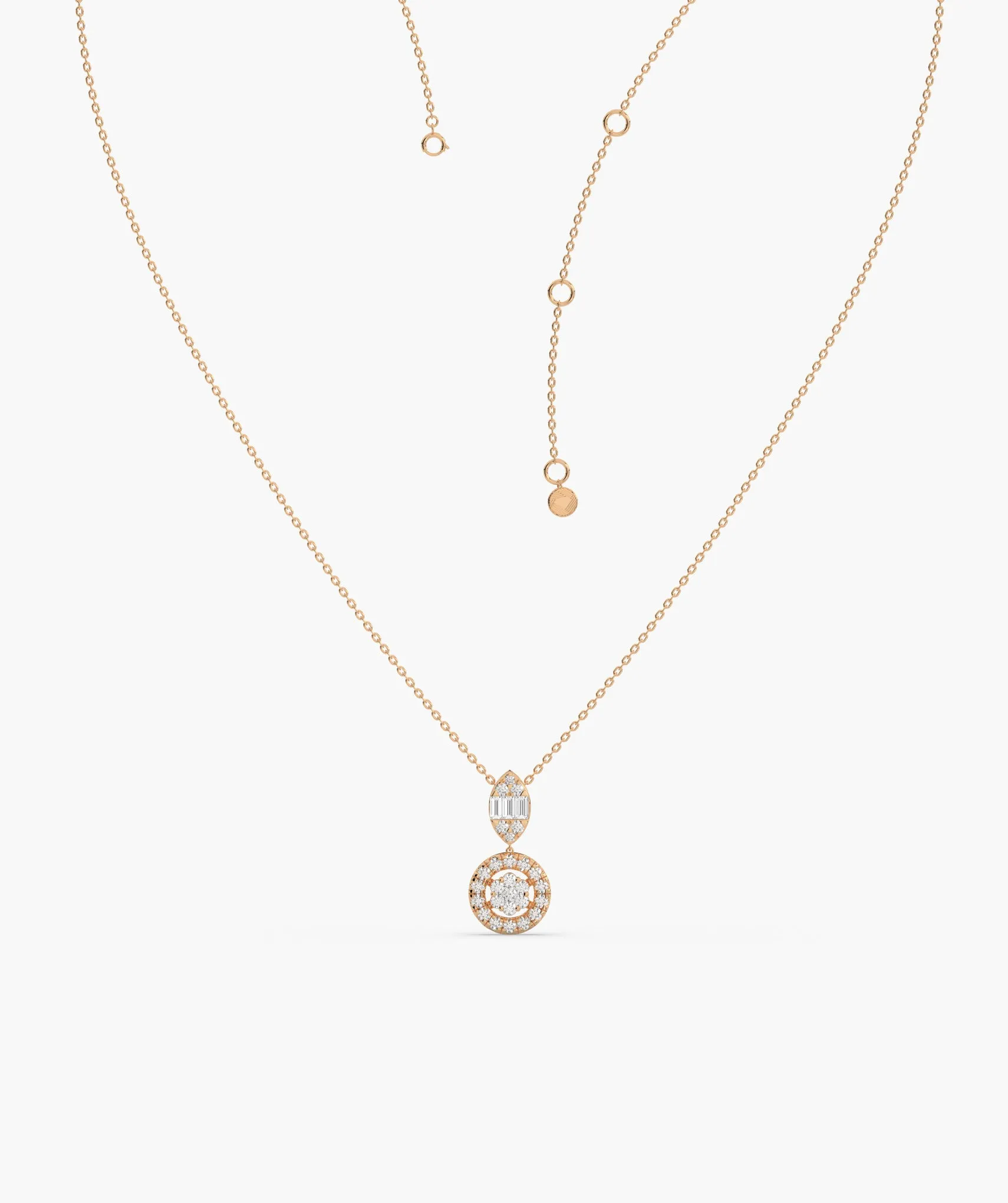 Modern Elegance Diamond Pendant