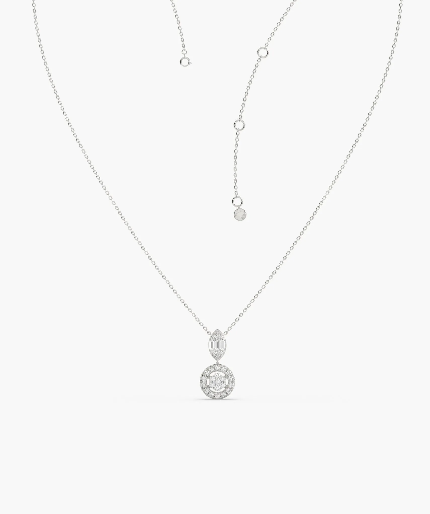 Modern Elegance Diamond Pendant