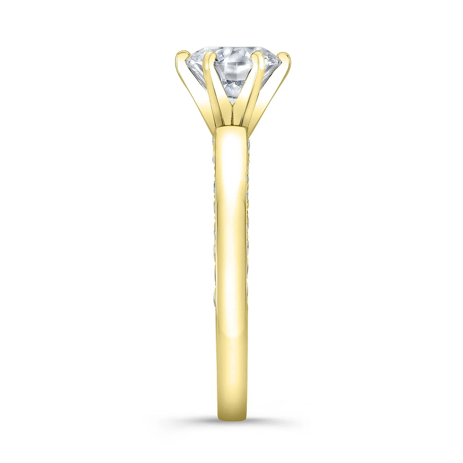 Modern Style Diamond Engagement Ring
