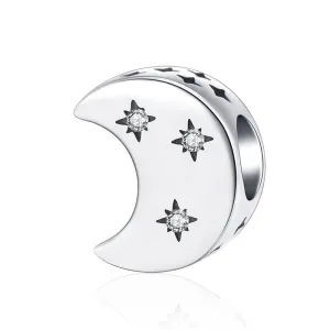 Moon & Sparkling Star Charm