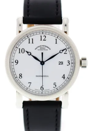 Muhle GlashÃ¼tte Teutonia III Handaufzug M1-08-00 LB Box & Papers