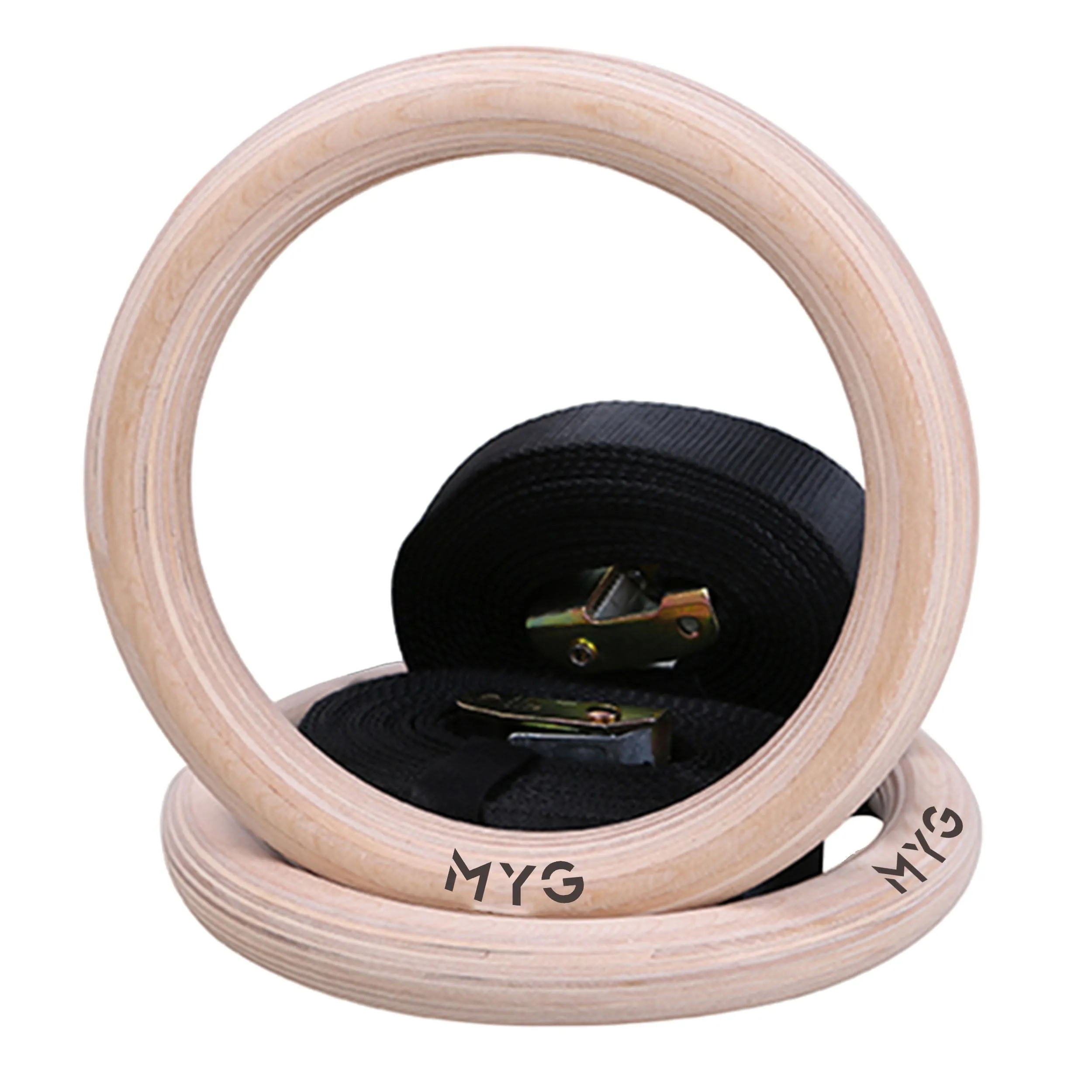 MYG1932A Wooden gym ring