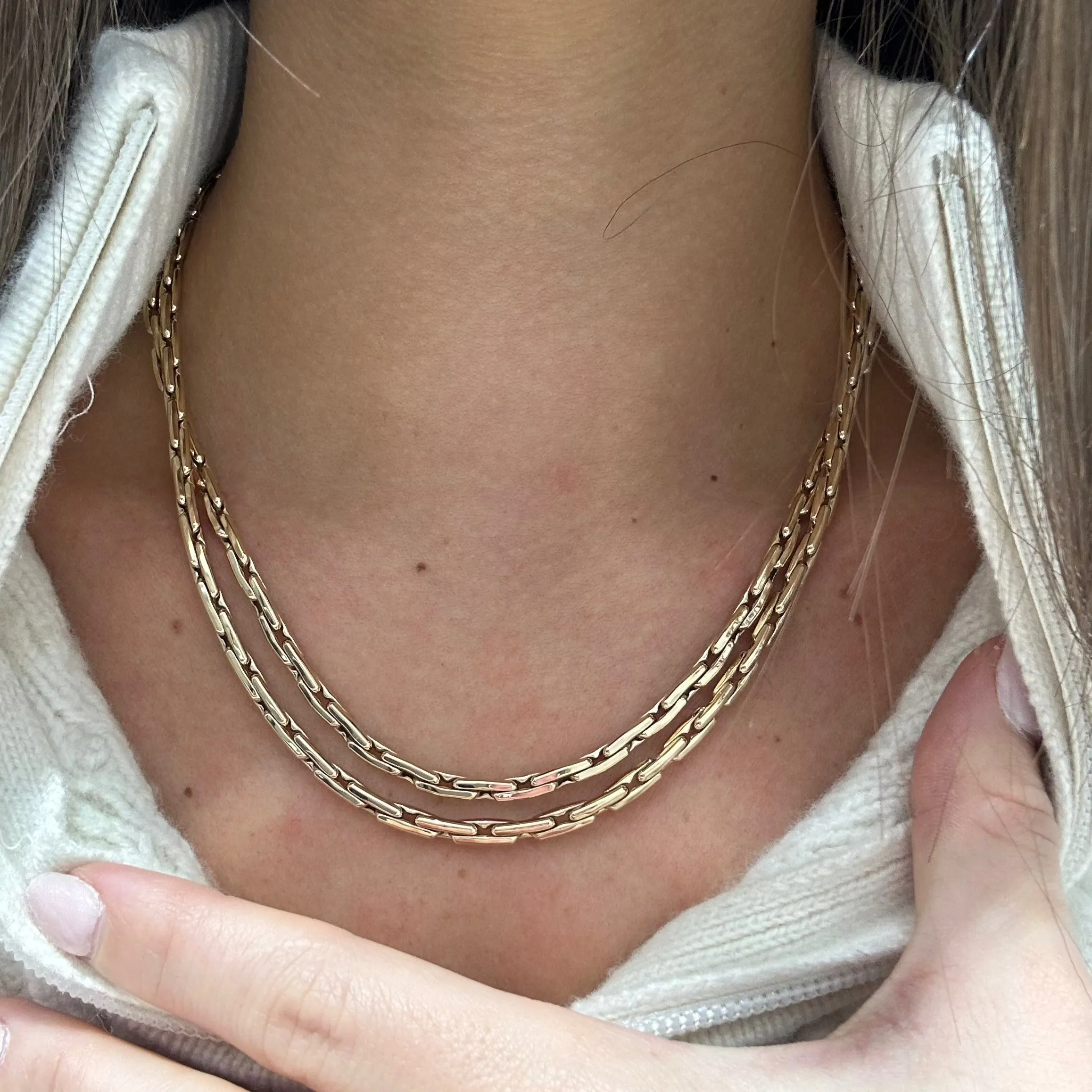 NADDIE LINK CHAIN NECKLACES