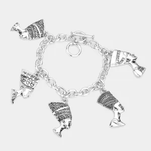 Nefertiti Charm Bracelet