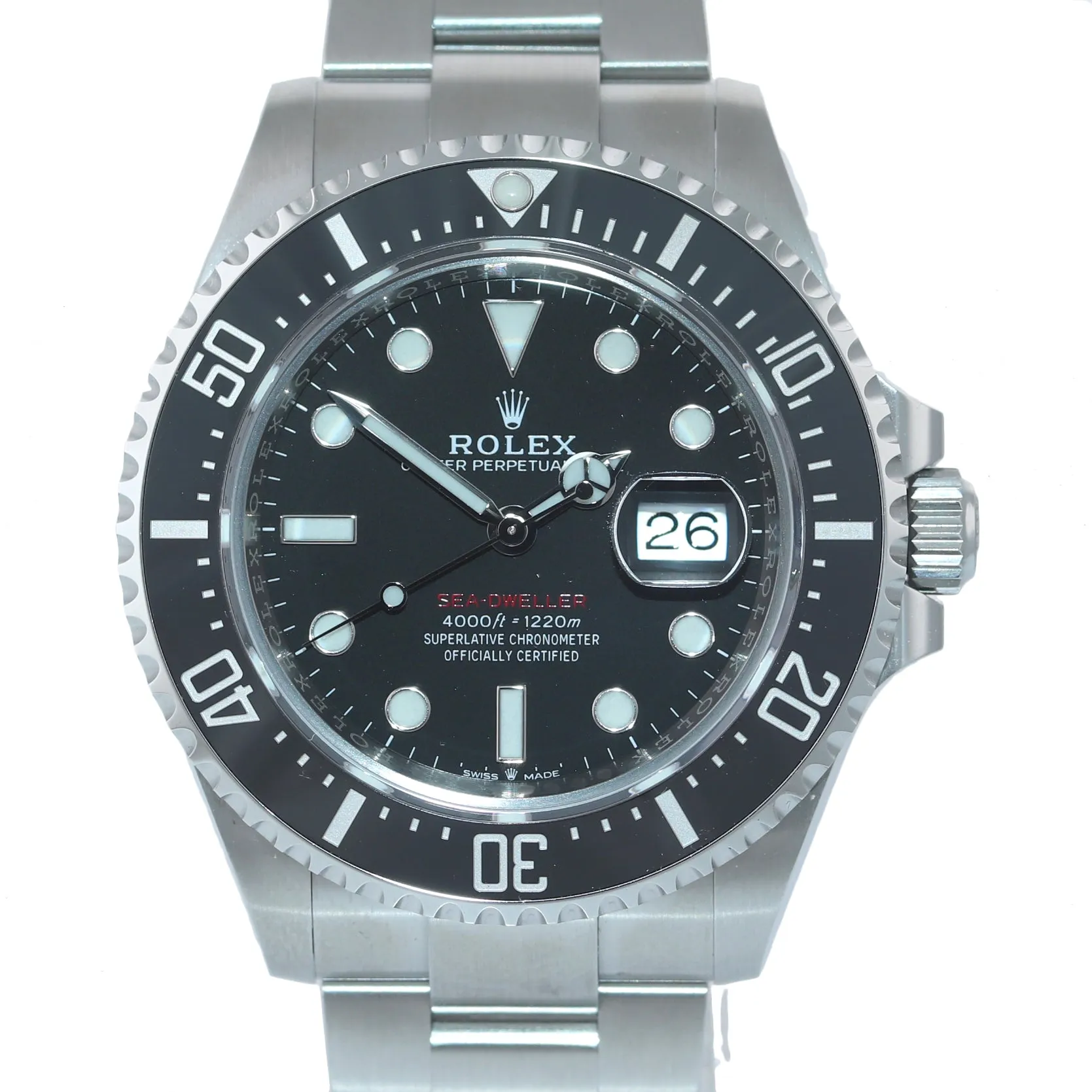 NEW June 2020 PAPERS Mark II Rolex Red Sea-Dweller 43mm 126600 Steel Watch Box