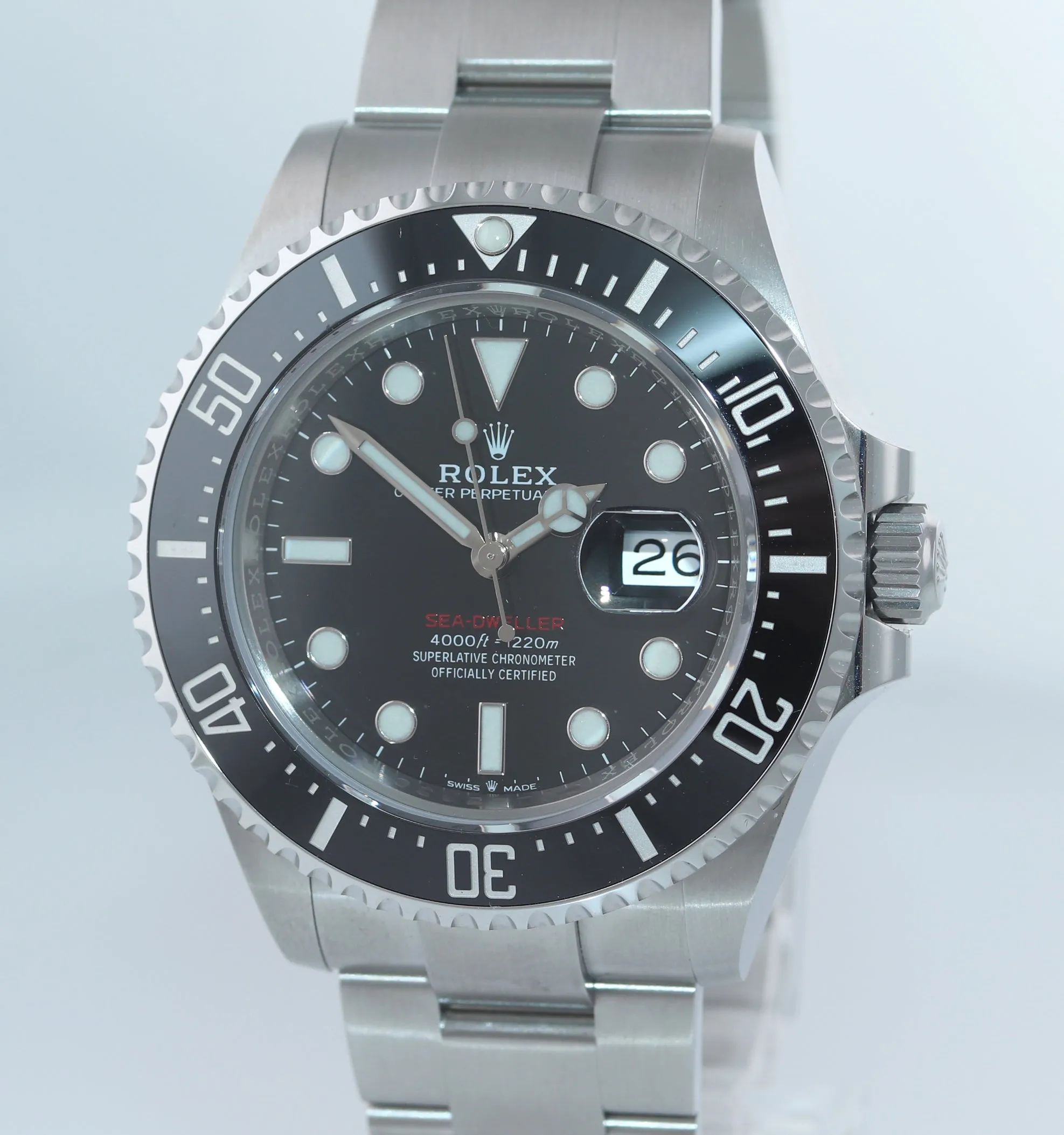 NEW June 2020 PAPERS Mark II Rolex Red Sea-Dweller 43mm 126600 Steel Watch Box