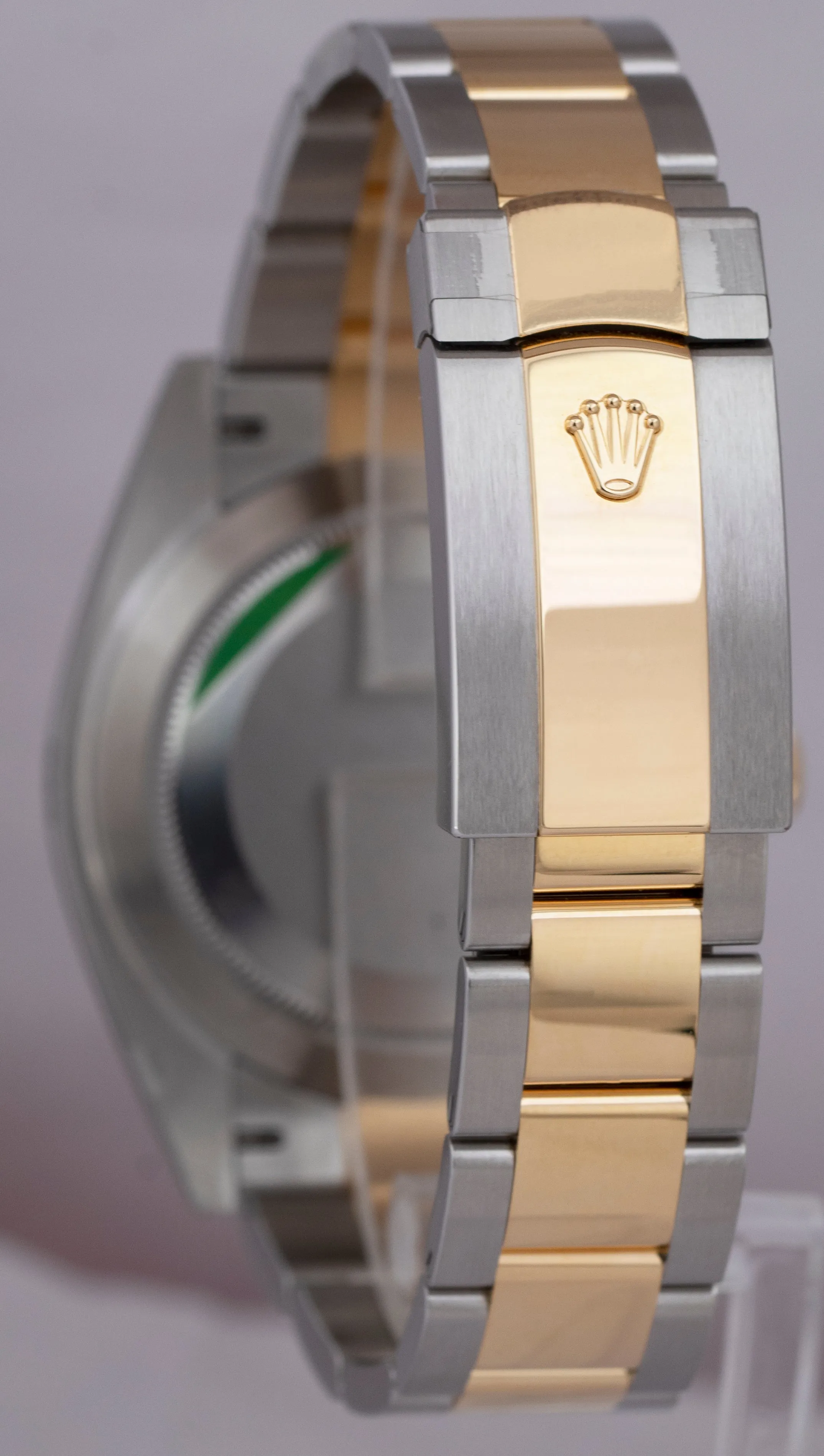 NEW STICKERED 2022 Rolex DateJust 41mm White Two-Tone Gold Watch 126333 B P