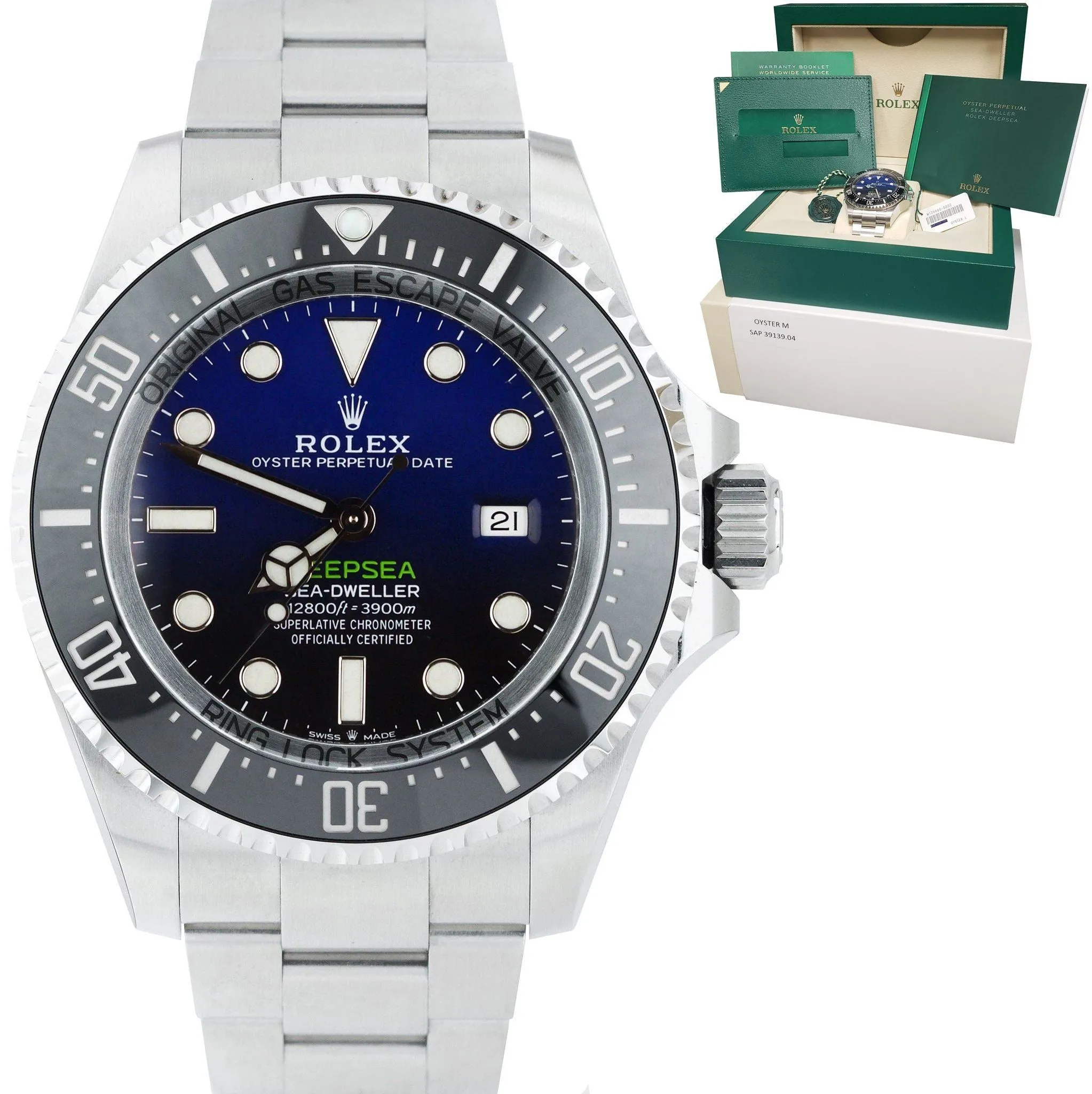 NEW STICKERED Rolex Sea-Dweller Deepsea 44mm James Cameron Watch 126660