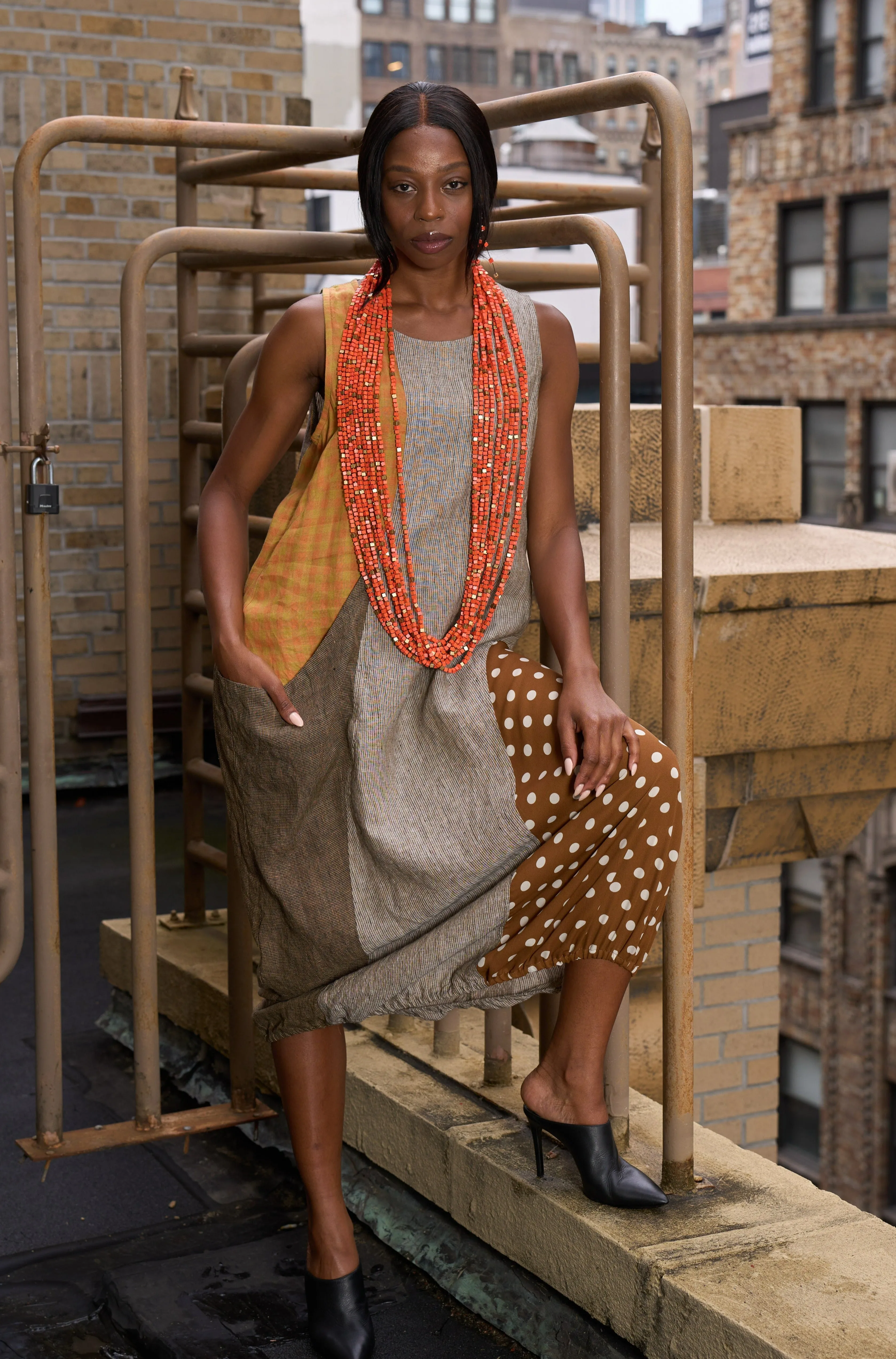 Next Pashmina Necklaces - Block Mosaic