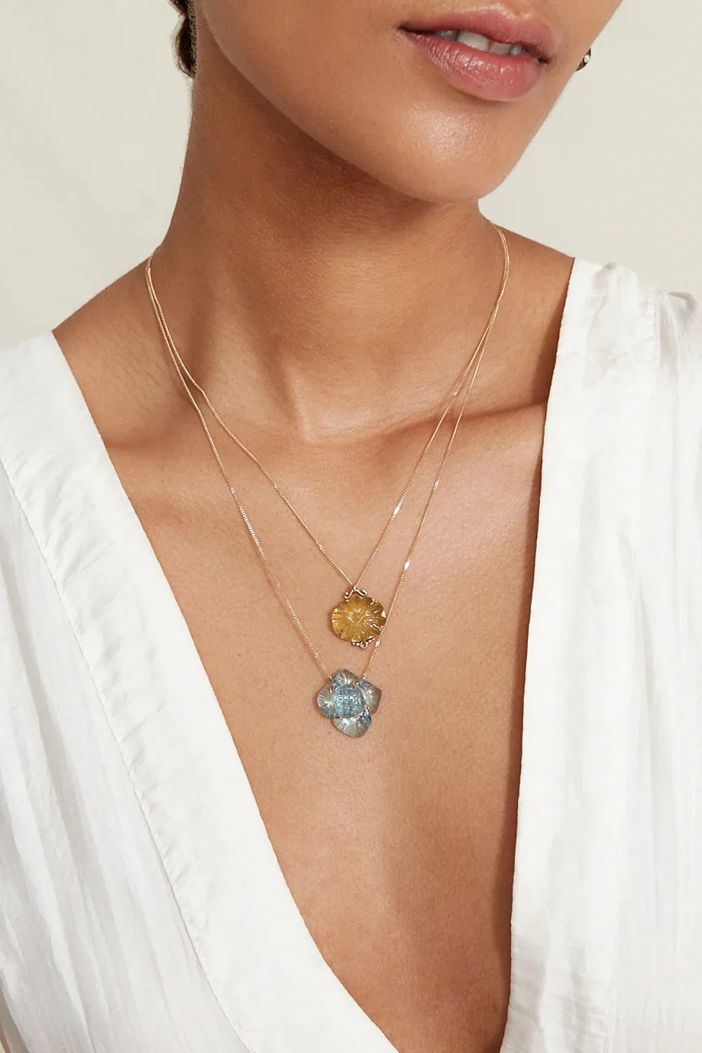 NGF14-15108- Gardenia Necklace