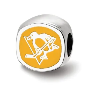 NHL Licensed Pittsburgh Penguins Sterling Silver Bead Charm