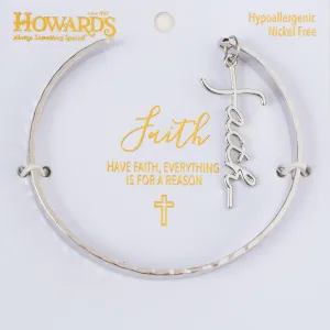 Nina Faith Charm Cuff Bracelet