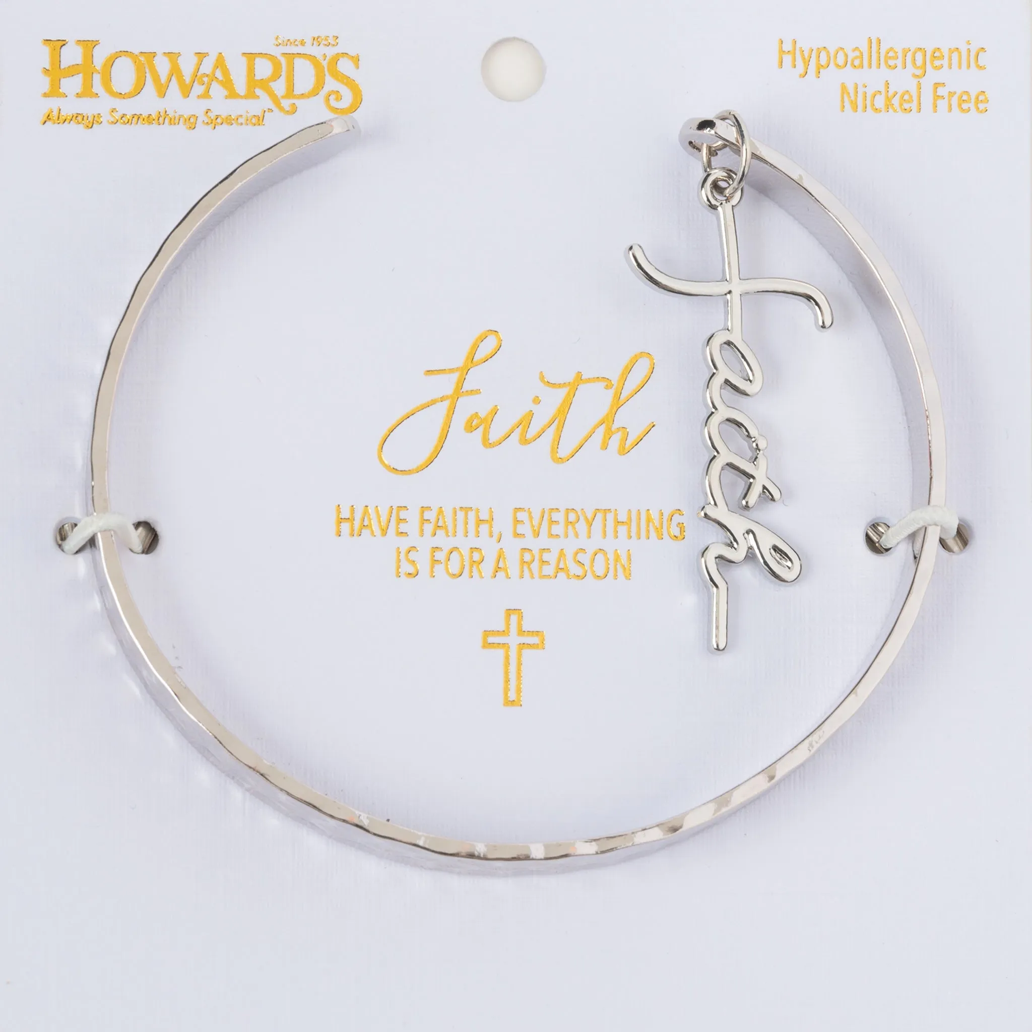 Nina Faith Charm Cuff Bracelet