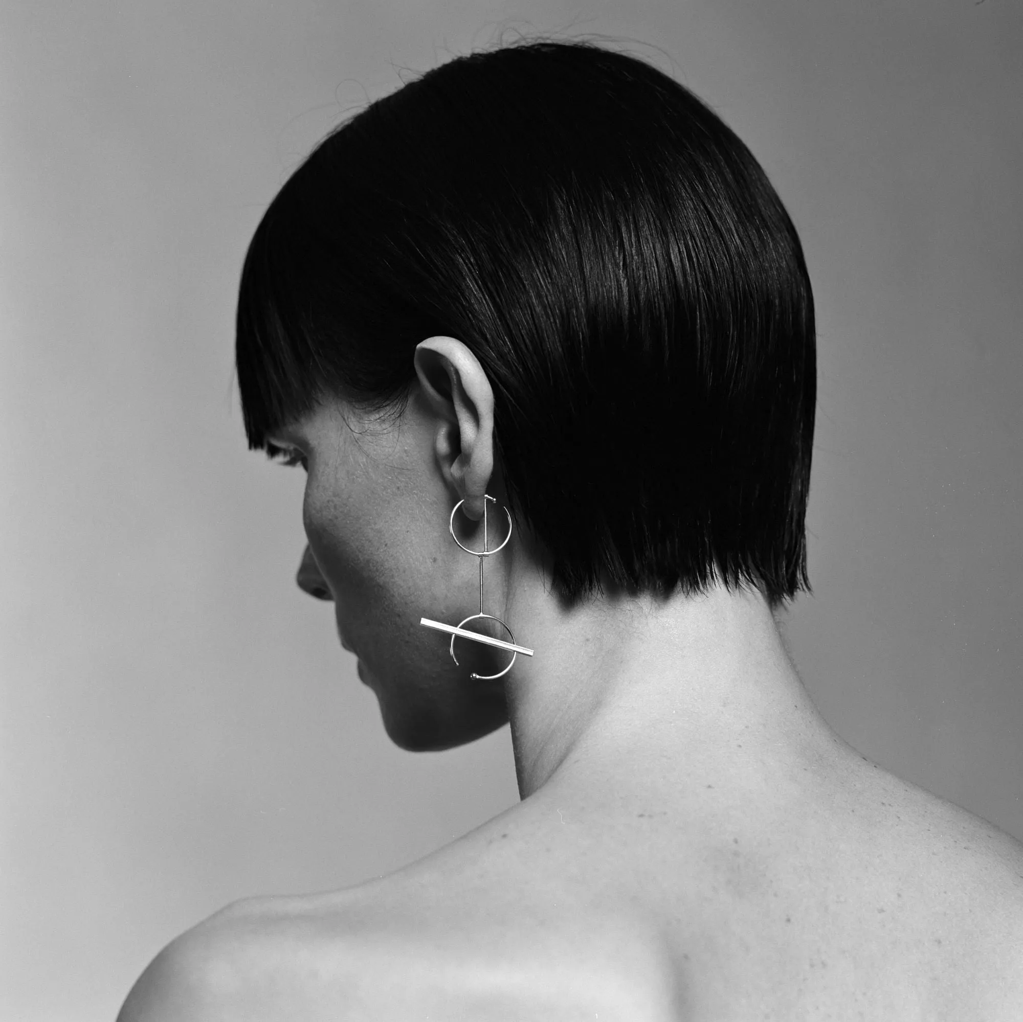 O1O1 modular earrings / gold   silver