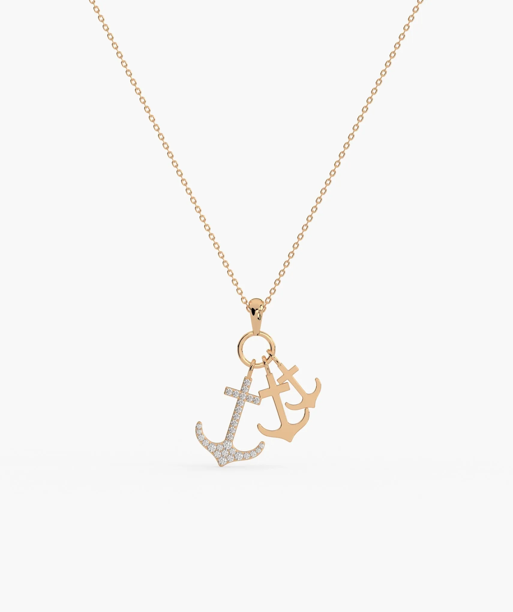 Oceanic Splendor Anchor Necklace