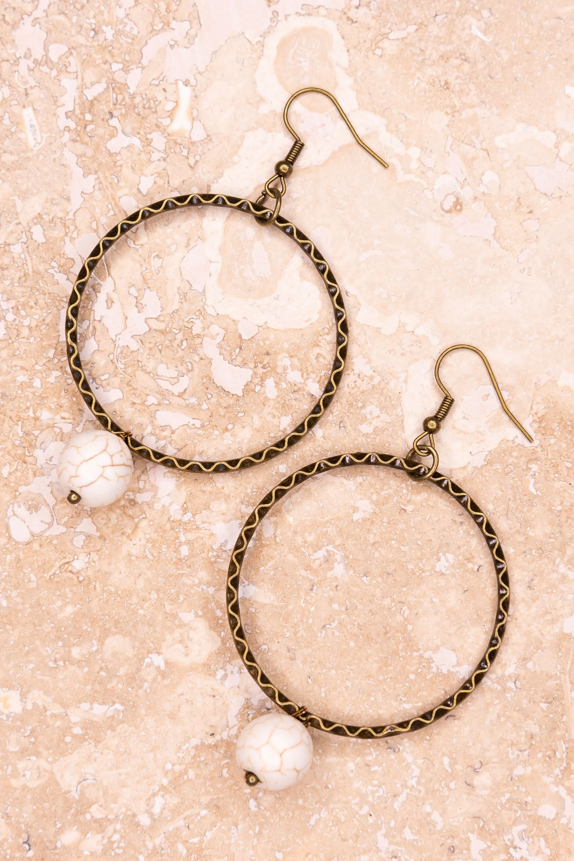 Olivia Earring in White