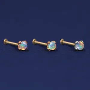 Opal Flatback Piercing