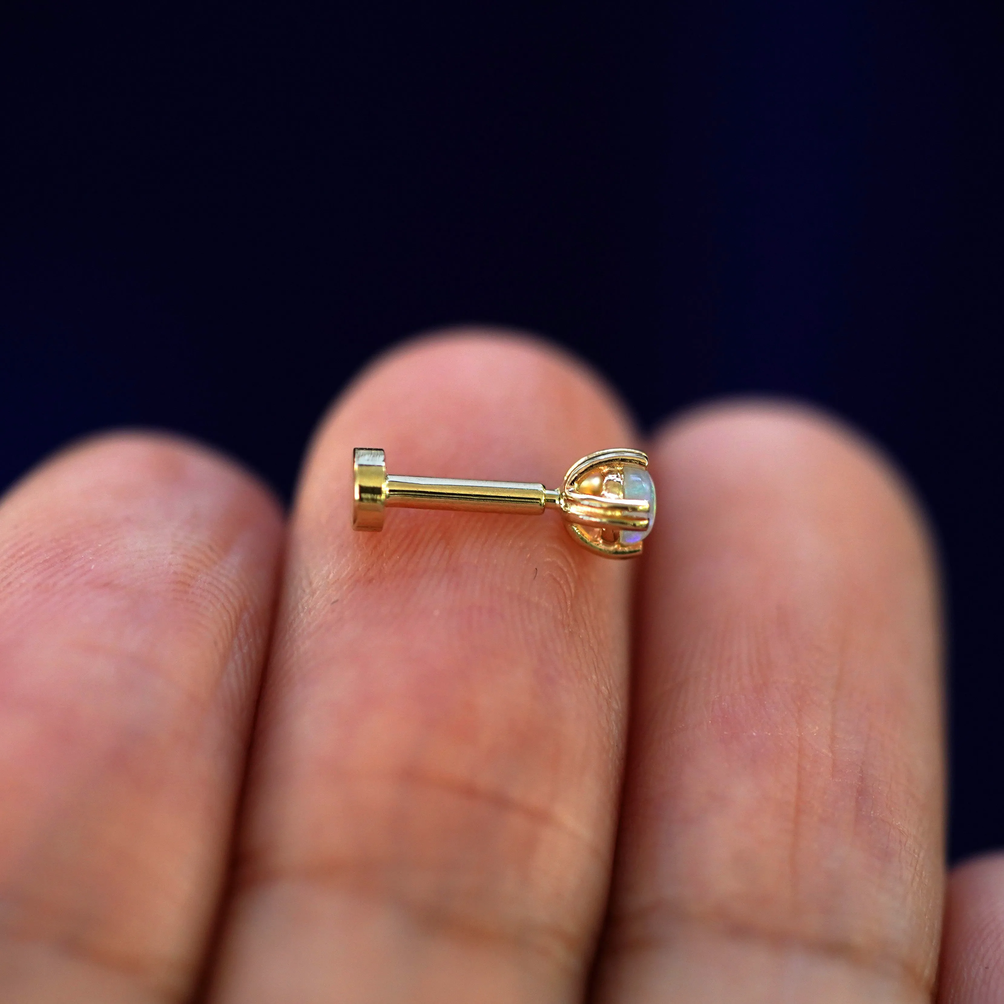 Opal Flatback Piercing