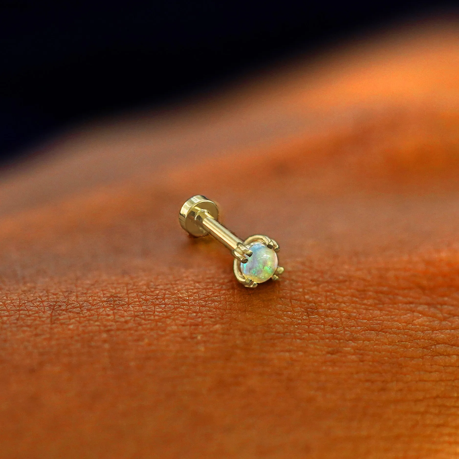Opal Flatback Piercing