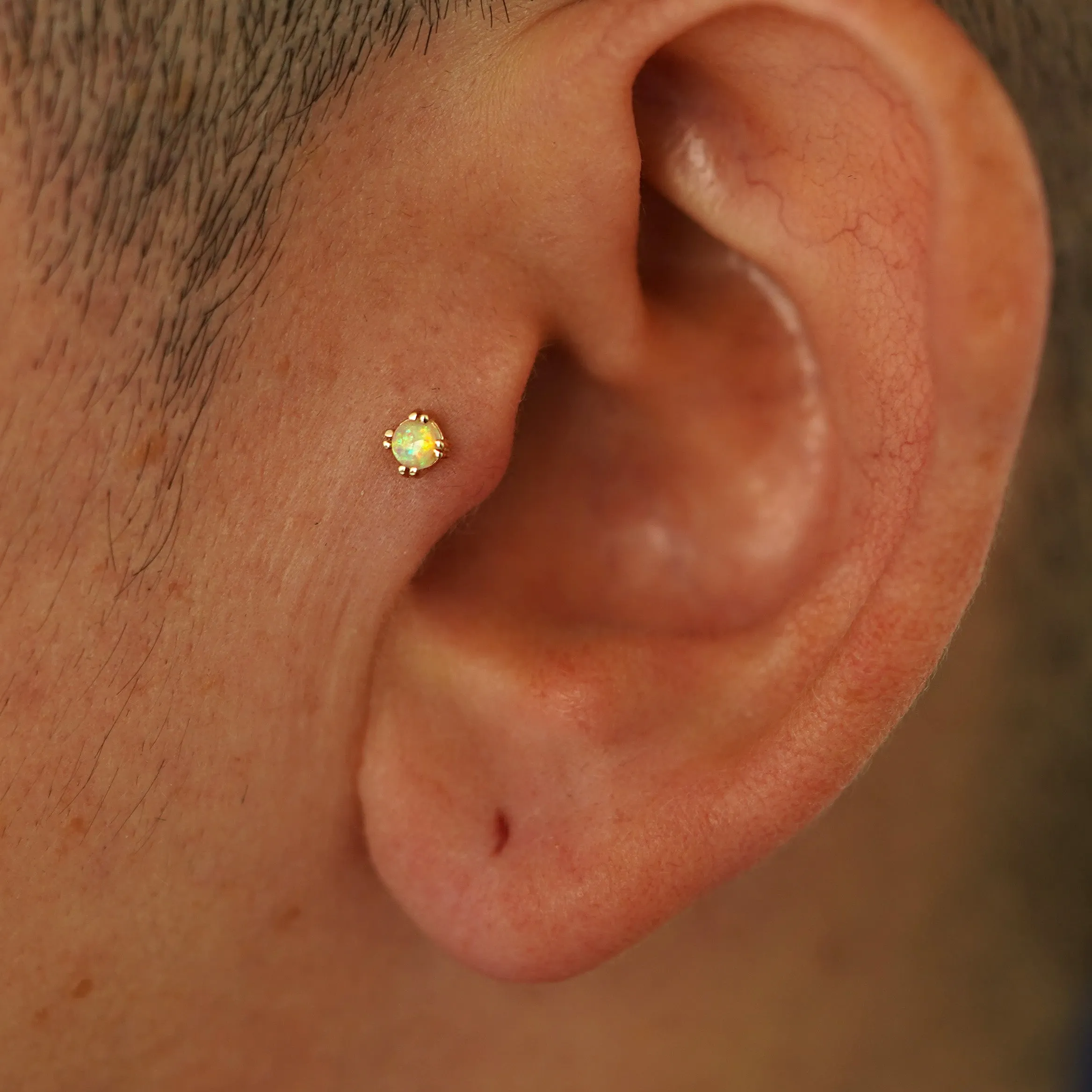 Opal Flatback Piercing