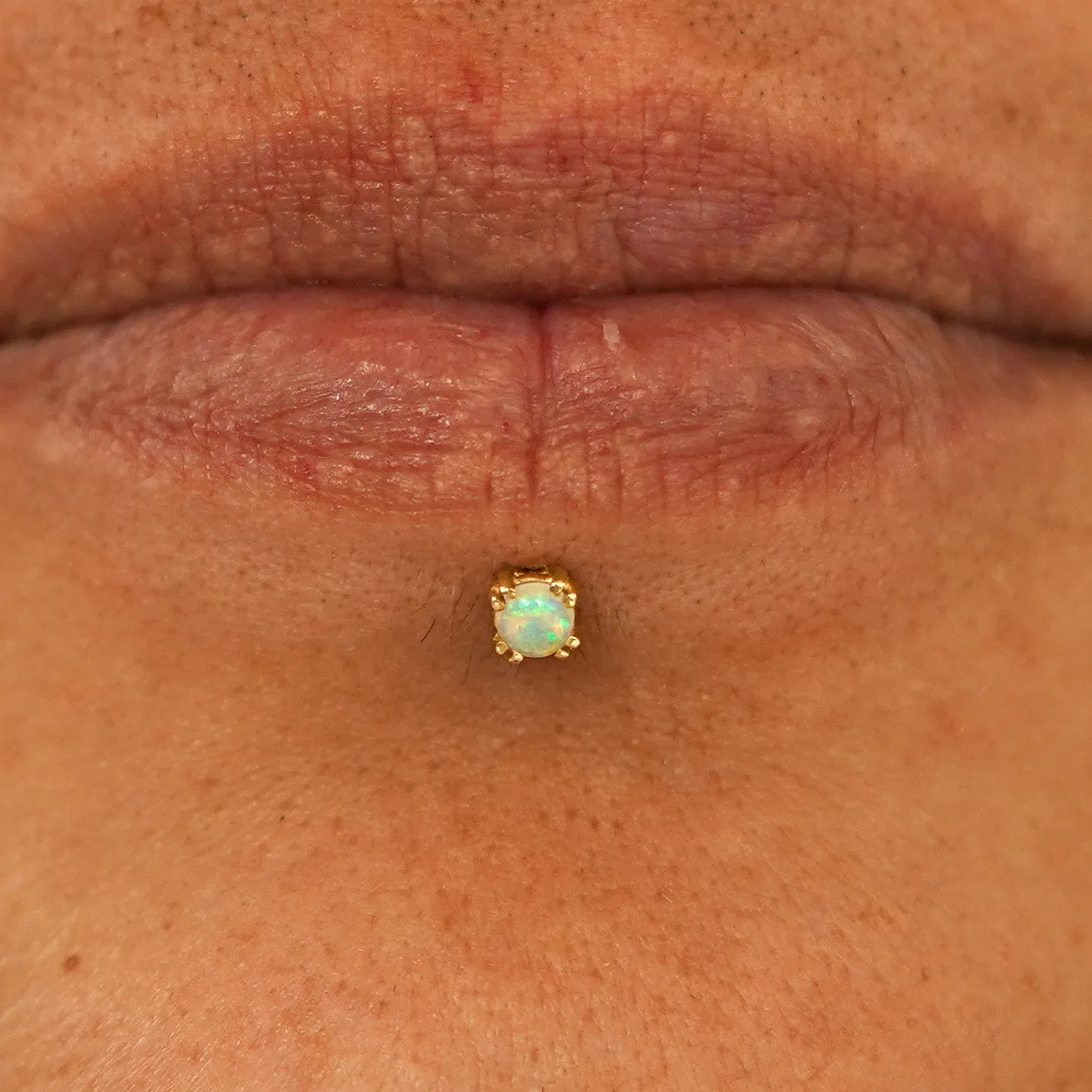 Opal Flatback Piercing